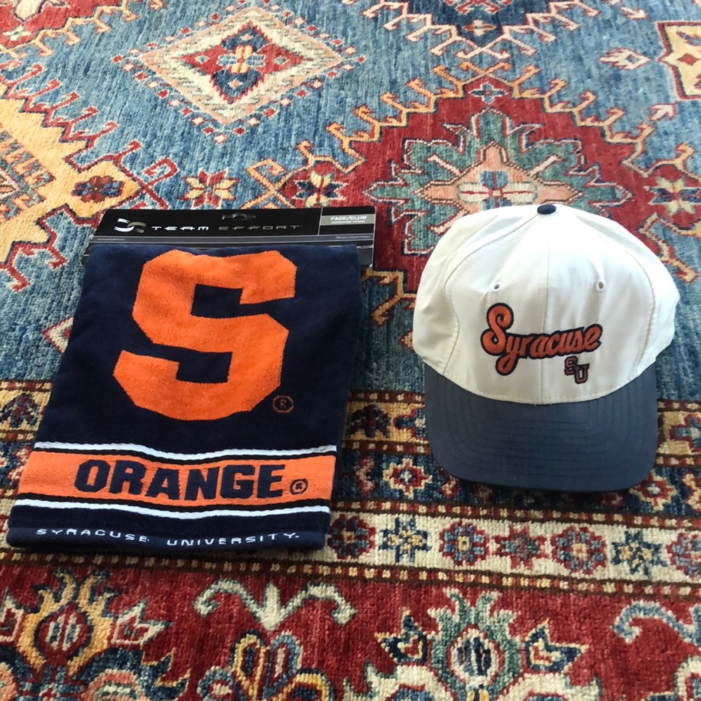 Syracuse University Vintage Snapback Hat and Golf Towel Set